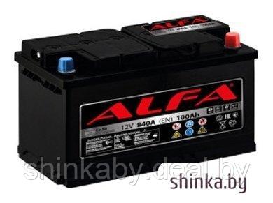 Автомобильный аккумулятор ALFA Hybrid 100 R (100 А·ч) - фото 1 - id-p194820136