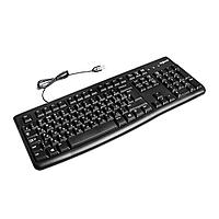 Клавиатура Logitech "K120", USB, проводная, черный