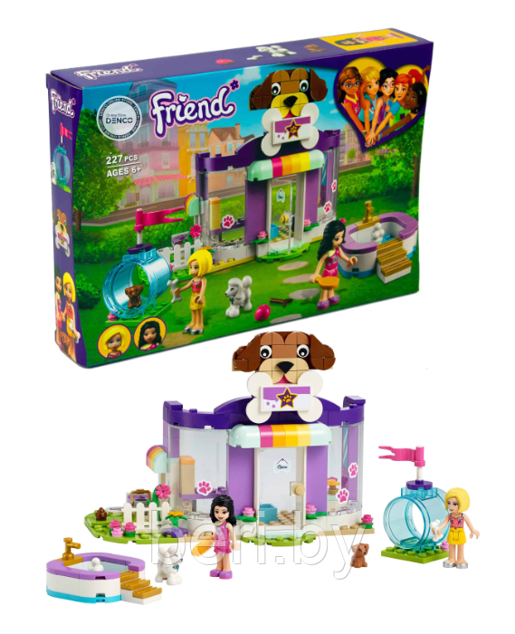 60114 Конструктор Lari Friends "Дневной стационар для собак", 227 деталей (Аналог LEGO Friends 41691) - фото 1 - id-p194828420