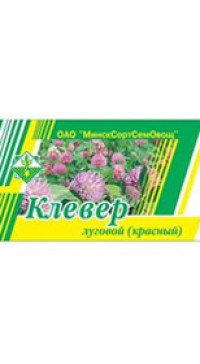 Cемена Клевер красный луговой сидерат, медонос (200 гр) МССО
