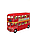 3D пазл Лондонский двухэтажный автобус, 57 деталей конструктор головоломка, фото 2