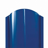Металлический штакетник "Европланка 120" RAL5005 матовый синий (односторонний)