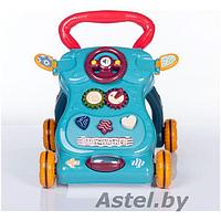 Развивающие ходунки каталка Babyhit Jolly Steps WT100 (BLUE) синяя (утяжелитель)