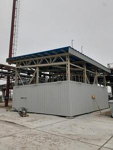 Навес над хранилищем азотной кислоты для "Гродно азот" 2023 г.