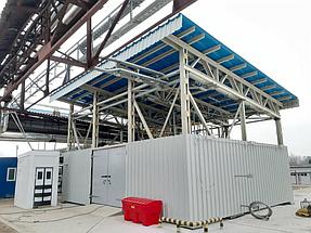 ОАО Гродно Азот. Навес над хранилищем азотной кислоты  6