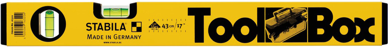 Уровень строительный Stabila тип 70 ToolBox, 43 см - фото 1 - id-p194755345