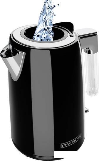 Электрический чайник Polaris PWK 1746CA Water Way Pro (черный) - фото 1 - id-p194828621
