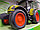 Трактор металлический с прицепом, колеса резиновые свет музыка, фото 3