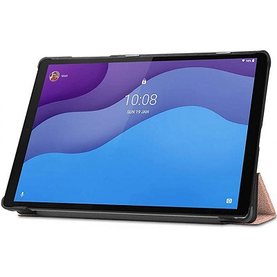 Полиуретановый чехол Nova Case розово-золотой для Lenovo Tab M10 Plus (3rd Gen) LTE G80 - фото 4 - id-p194853473