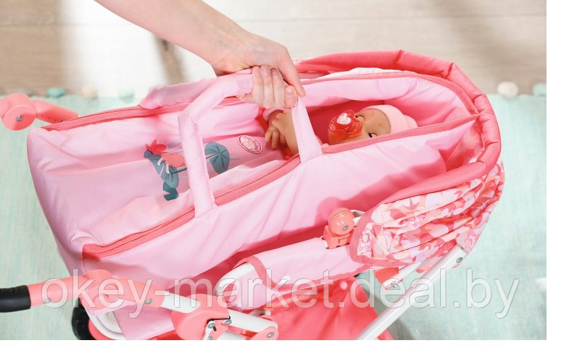 Коляска для куклы Baby Annabell Делюкс складная, с сумкой 703922 - фото 6 - id-p153179350