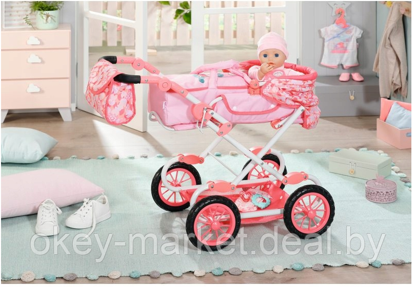 Коляска для куклы Baby Annabell Делюкс складная, с сумкой 703922 - фото 7 - id-p153179350