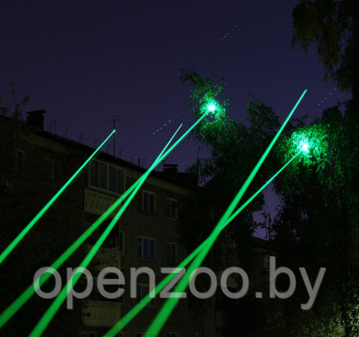 Лазерная указка Green Laser Pointer с 1 активной насадкой - фото 10 - id-p194856522