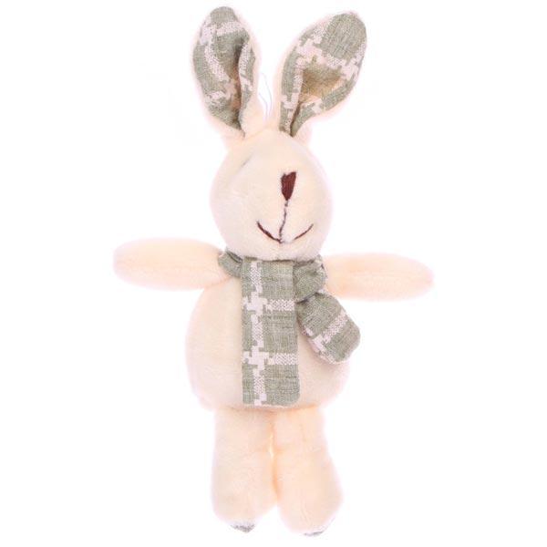 Мягкая игрушка на подвесе ZABIAKA Кролик в шарфе - фото 2 - id-p194855690