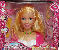 Кукла манекен с косметикой для причесок, макияжа и маникюра 188