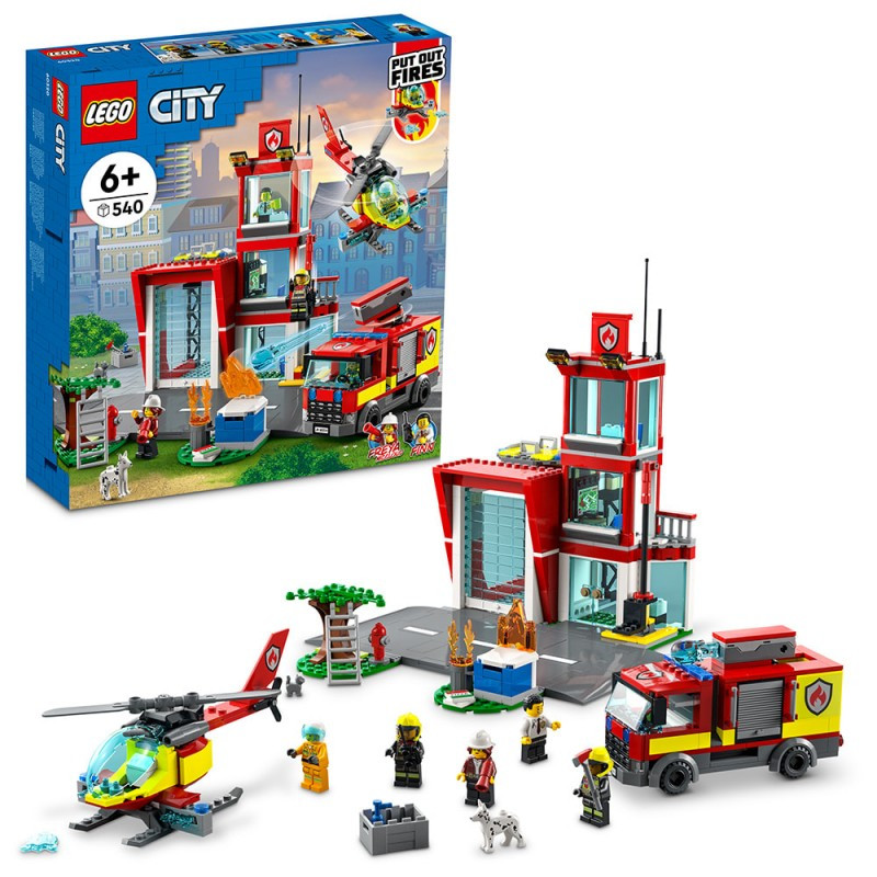 Lego Конструктор LEGO City Пожарная часть 60320 - фото 1 - id-p194855246