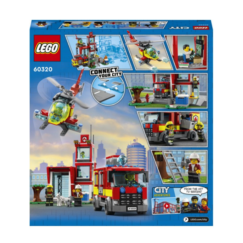 Lego Конструктор LEGO City Пожарная часть 60320 - фото 3 - id-p194855246