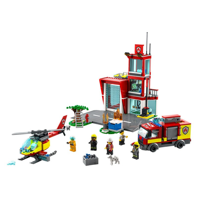 Lego Конструктор LEGO City Пожарная часть 60320 - фото 5 - id-p194855246