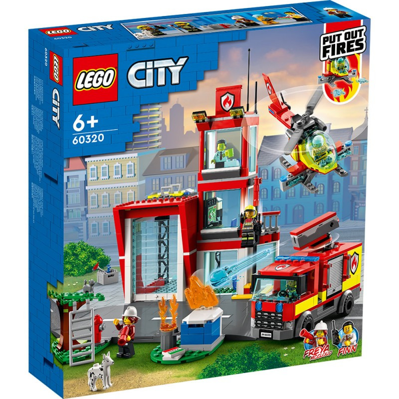 Lego Конструктор LEGO City Пожарная часть 60320 - фото 9 - id-p194855246