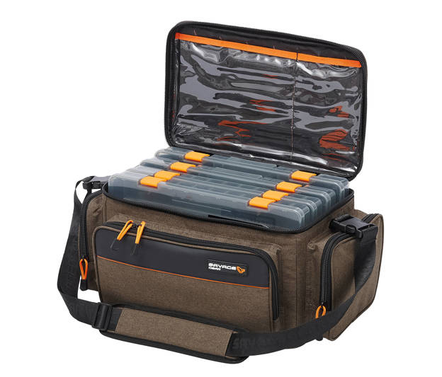 Сумка для рыбной ловли Savage Gear System Box BAG L 4 Boxes 24X47X30cm 18L - фото 1 - id-p194876304