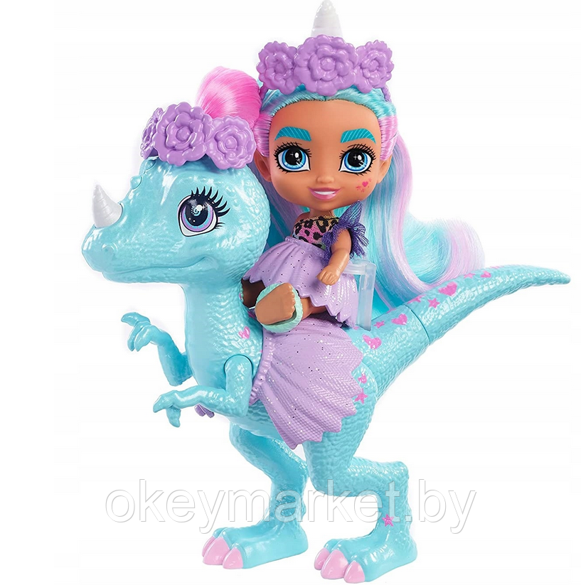 Игровой набор Cave Club Пещерные малыши Единорожка с динозавром, GXP25, фото 2