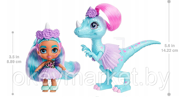 Игровой набор Cave Club Пещерные малыши Единорожка с динозавром, GXP25, фото 2