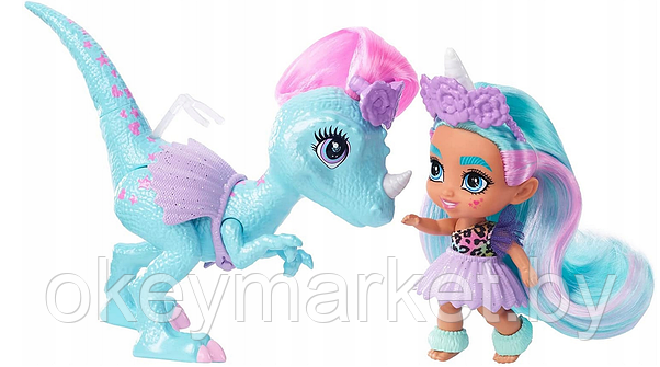 Игровой набор Cave Club Пещерные малыши Единорожка с динозавром, GXP25, фото 3