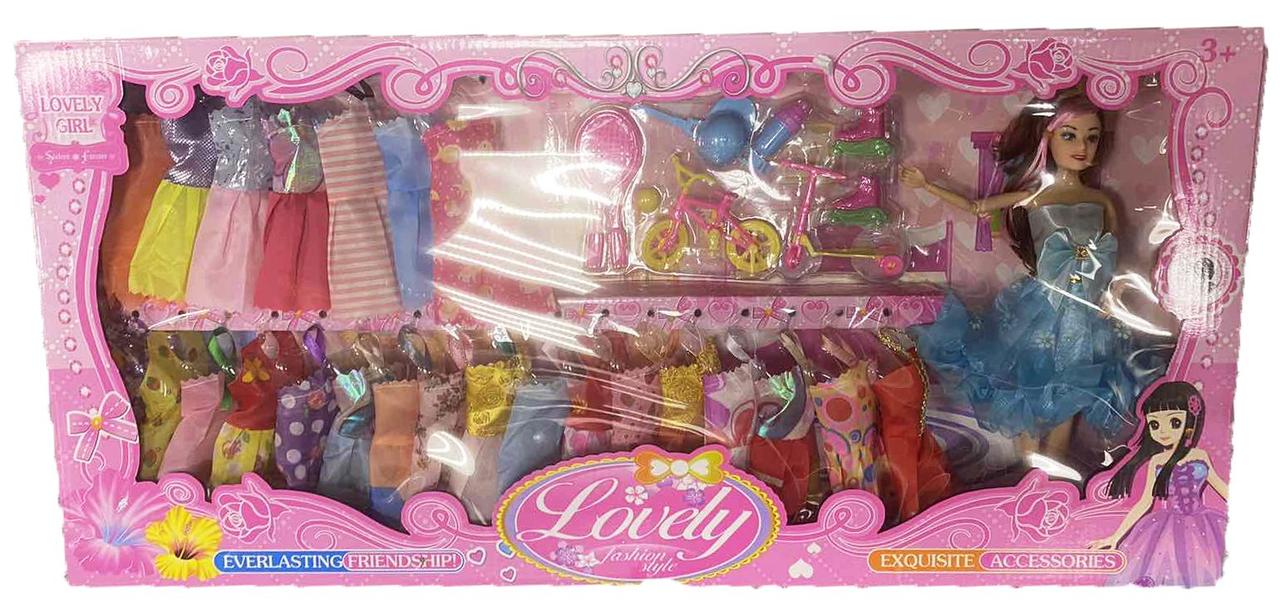 Набор кукла шарнирная Барби Barbie с 25 платьями и аксессуарами - фото 1 - id-p194884341