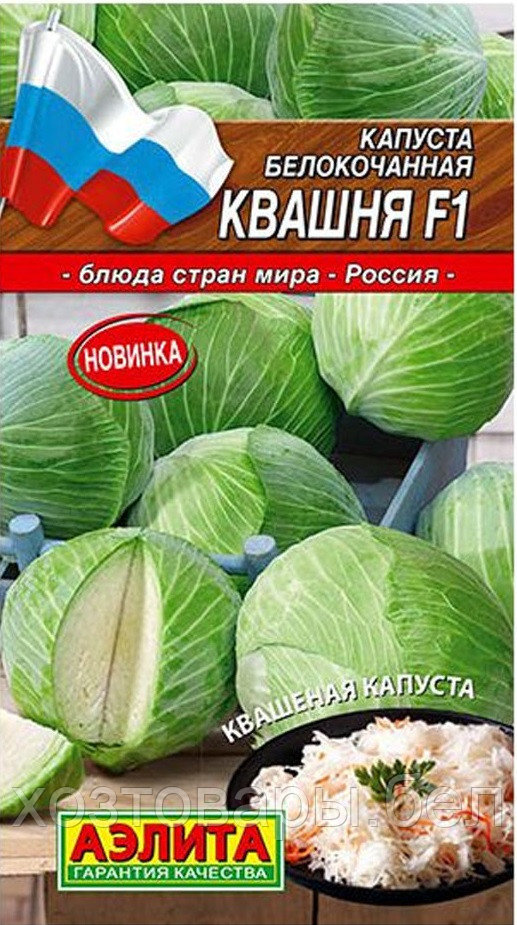 Капуста б/к Квашня F1 0.1г Ср (Аэлита)