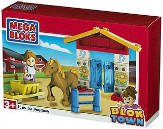 Конструктор Mega Bloks Blok Town 361 Стойло для пони