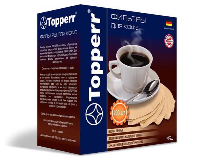 Фильтр-пакеты Topperr №2 200шт 3049 - фото 1 - id-p194817120