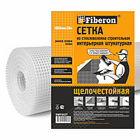 Сетка интерьерная штукатурная, стекловолокно, ячейка 5*5, белая, Fiberon