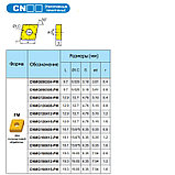 CNMG120408-PM YBC351 твердосплавная пластина, фото 2