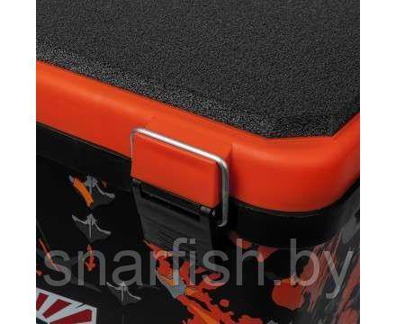 Ящик рыболовный зимний односекционный Helios Shark 19 л (оранжевый) - фото 5 - id-p195011495