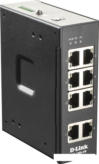 Неуправляемый коммутатор D-Link DIS-100G-8W/A1A - фото 1 - id-p195007416