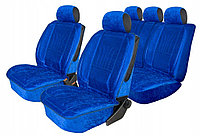 Авточехлы анатомические на передние сидения ATRA Польша велюр (Синий)