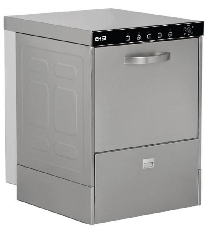 Фронтальная посудомоечная машина DB 500 DD+PS (эл-мех.п/у, доз.моющ. и оп.ср-в, помпа)