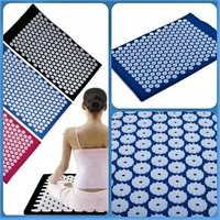 Акупунктурный коврик (коврик для акупунктурного массажа) Acupressure Mat, в коробке Синий