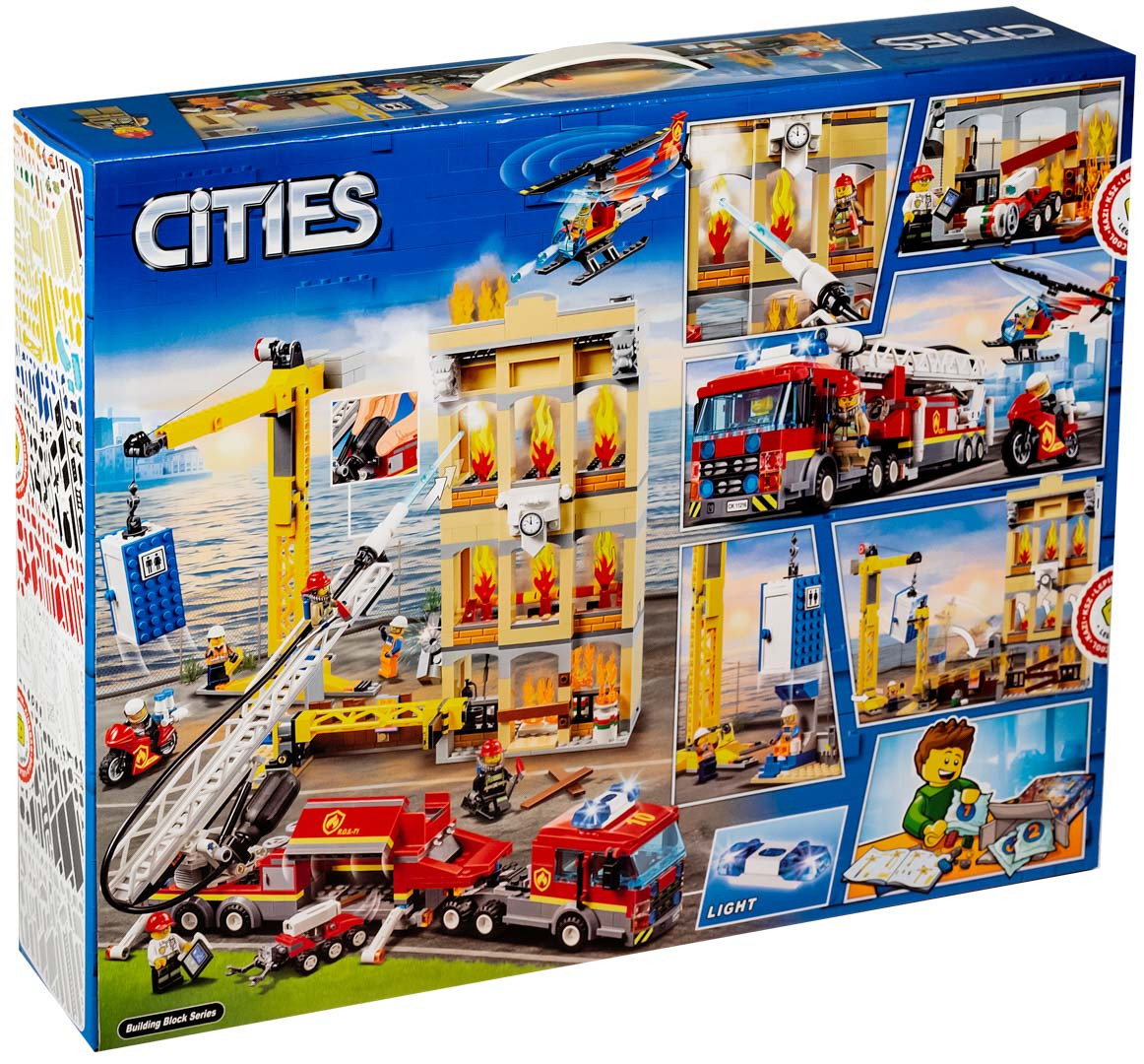 Конструктор Lari 11216 Центральная пожарная станция 985 деталей Аналог LEGO City 60216 - фото 2 - id-p195034808