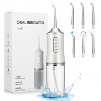 Ирригатор (флоссер) для гигиены полости рта Oral Irrigator 4 сменные насадки Белый