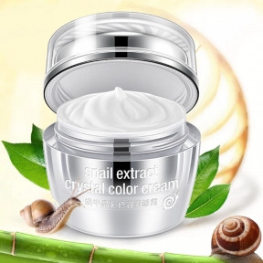 ЛИКВИДАЦИЯ Кристальный крем - основа под макияж с экстрактом улитки Rorec Snail Extract Crystal Color Cream, - фото 1 - id-p179624902