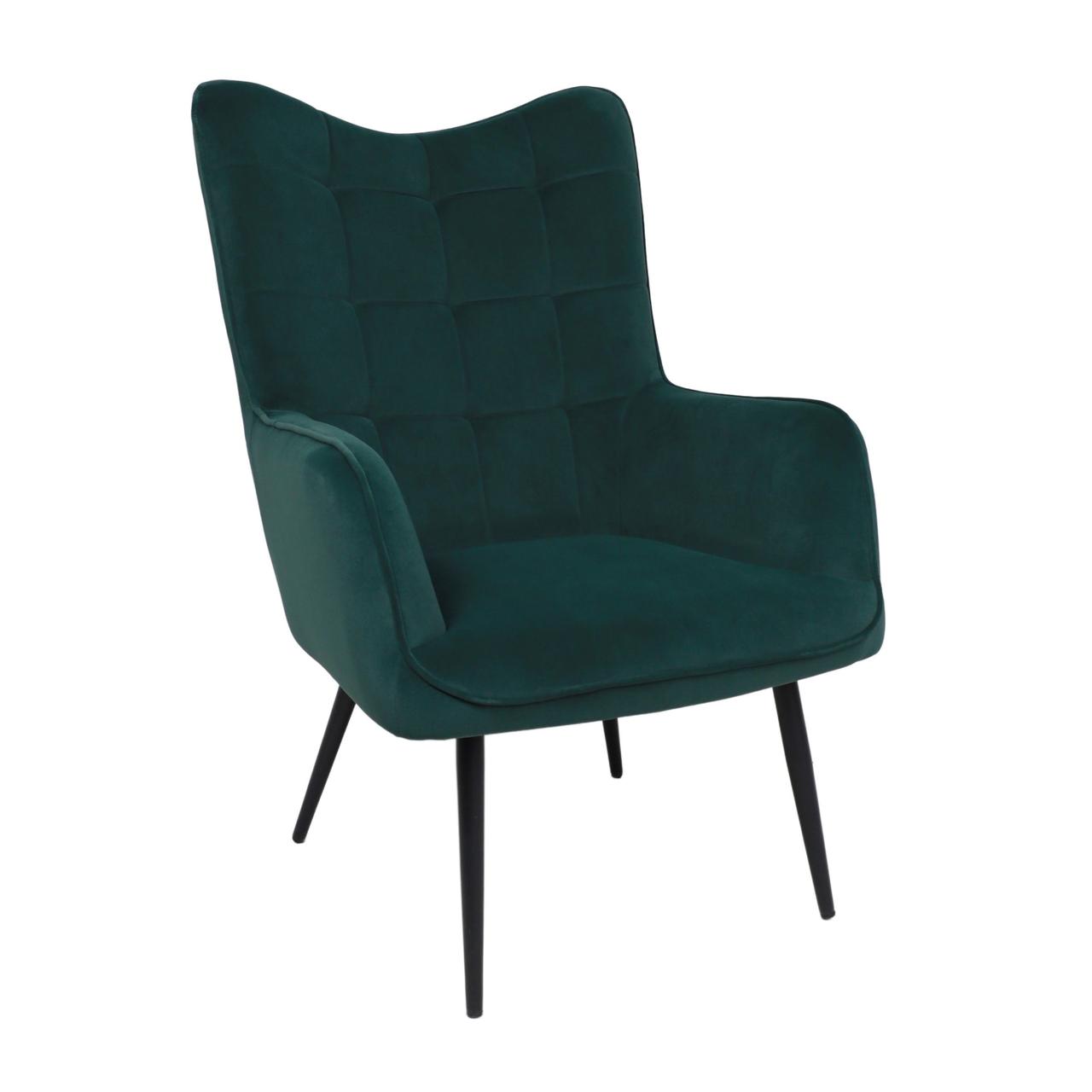 Кресло Bogema, зеленый, велюр - фото 1 - id-p173511006