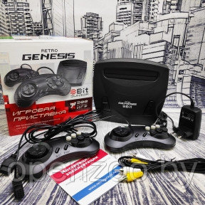 Игровая приставка Retro Genesis 8 Bit Junior, AV кабель, 2 проводн. джойст., 300 игр, черная - фото 1 - id-p176960189