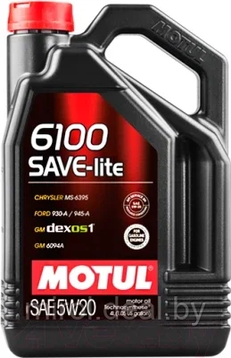 Моторное масло Motul 6100 Save-lite 5W20 / 108030 - фото 1 - id-p195043164