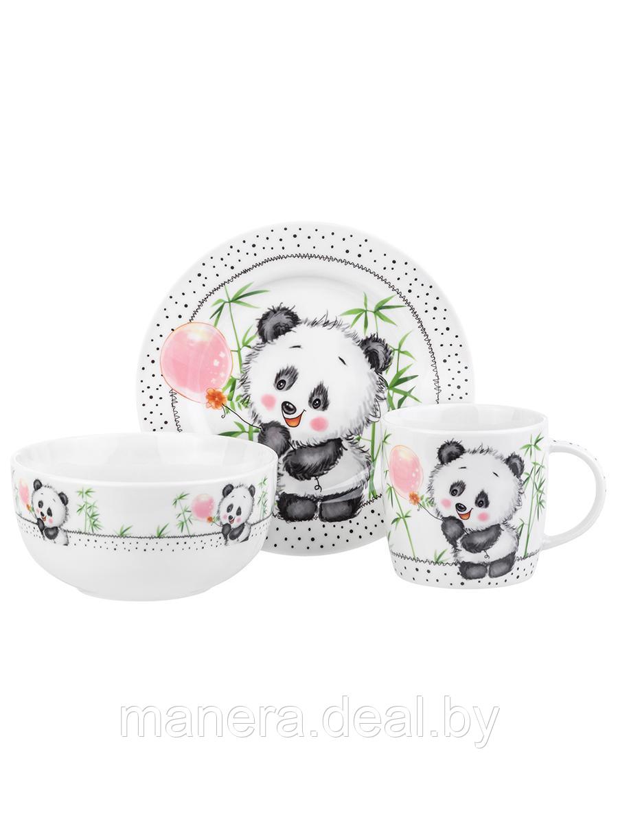 Набор детской посуды Панда 3 предмета
