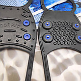 Ледоходы - насадка (ледоступы) на обувь противоскользящие, 8 металлических шипов, Snow Claw (35-46 р-ры), фото 7