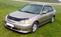 Дефлектор капота - мухобойка, Honda Civic 2001-2003 седан, VIP  VT-52