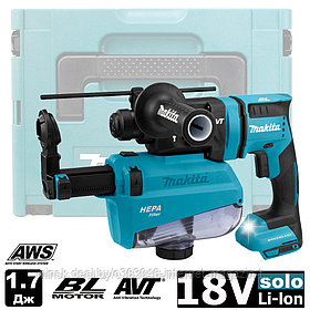 Перфоратор аккумуляторный DHR182ZWJ (DHR 182 ZWJ) с системой пылеудаления MAKITA