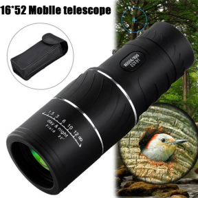 Монокуляр (монокль) Bushnell 16x52, 16 кратный зум, 8000 м, двойной фокус - фото 1 - id-p132031680