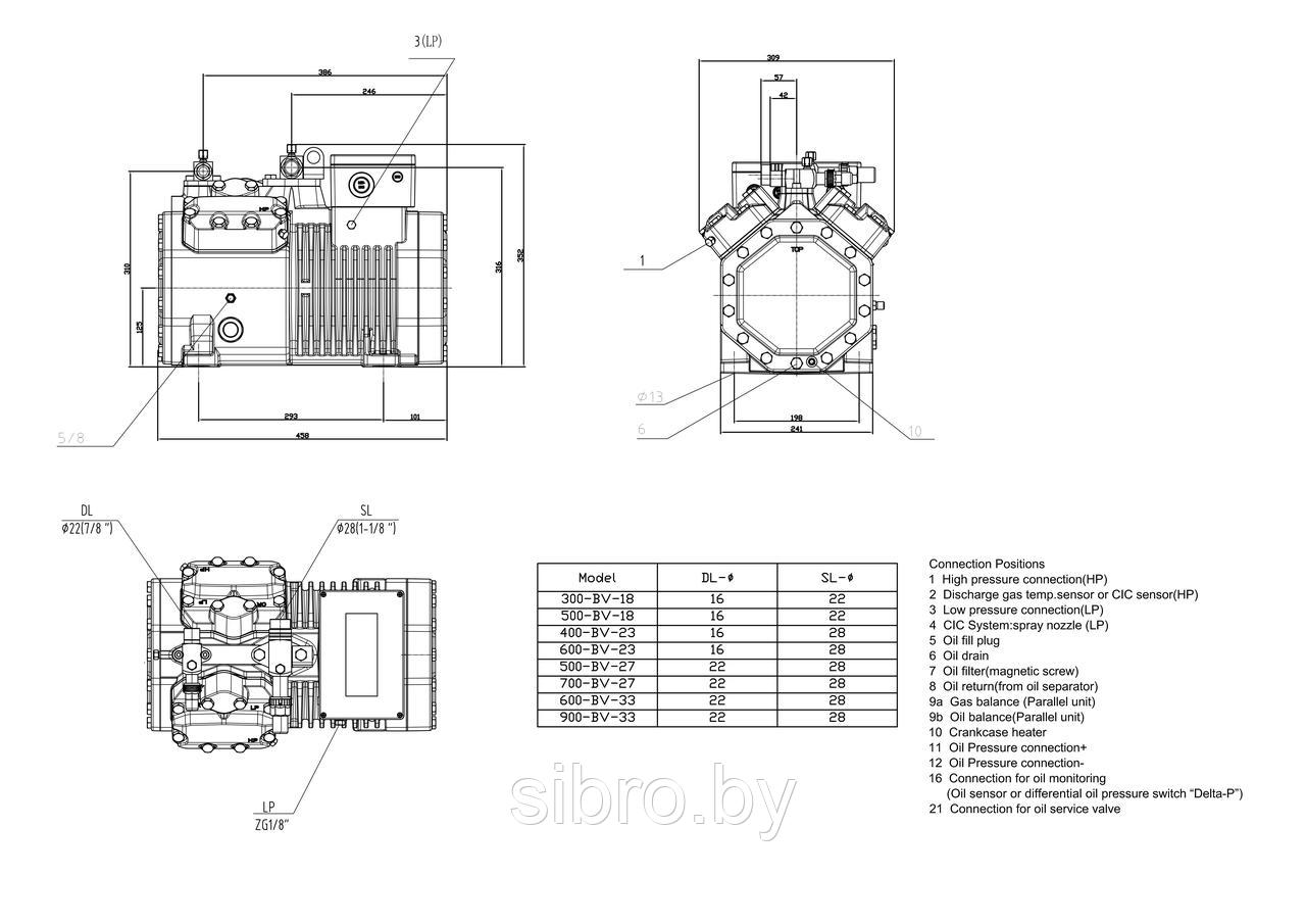 Компрессор ThermoJinn 600-BV-33 / BITZER 4CES-6Y-40S - фото 2 - id-p194659318