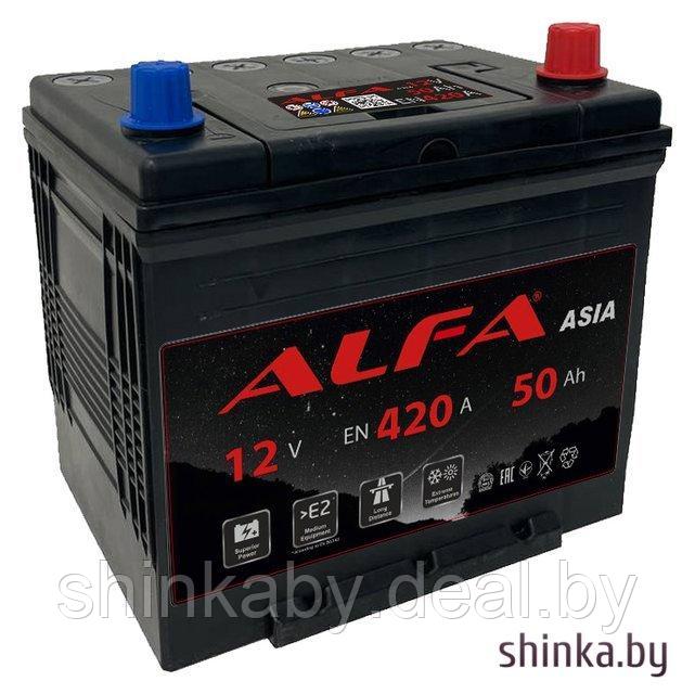 Автомобильный аккумулятор ALFA Asia JR 420A (50 А·ч) - фото 1 - id-p195051788